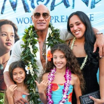 DWAYNE JOHNSON MAKES ‘MOANA’ PREMIERE A FAMILY AFFAIR WITH WIFE, KIDS, MOM AND EX-WIFE