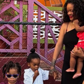 RIHANNA BRINGS HER KIDS BACK TO THE BARBADOS STREET WHERE SHE GREW UP