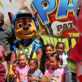 SNOOP DOGG HITS PAW PATROL: THE DINO MOVIE PREMIERE WITH HIS GRANDKIDS