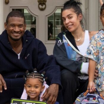 USHER, HIS WIFE AND KIDS ARE READY FOR BACK-TO-SCHOOL SEASON